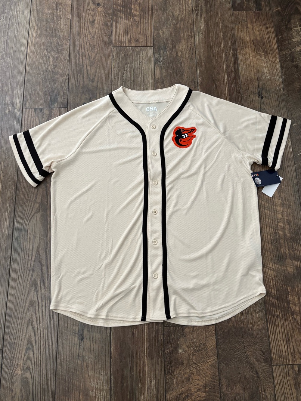 NEW WITH TAGS CSA Baltimore Orioles MLB Baseball Jersey Mens XXL Stitched Logo